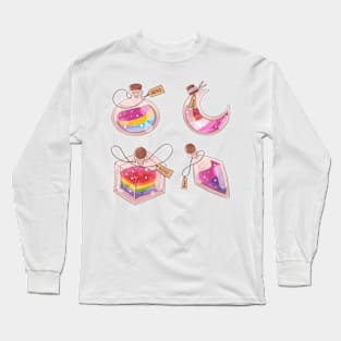 LGBT potions sticker set of four Long Sleeve T-Shirt